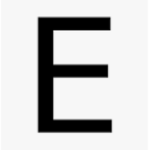 The letter E guys