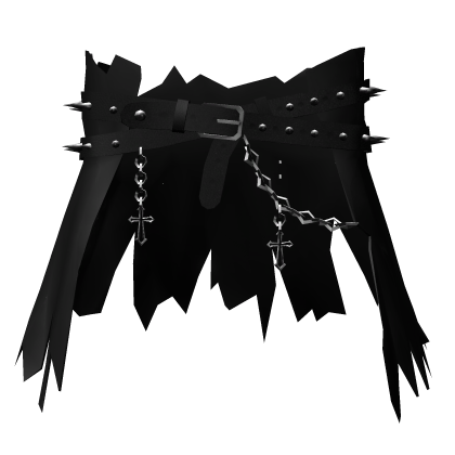 Black Torn Waist Coat w/ Chains Roblox item