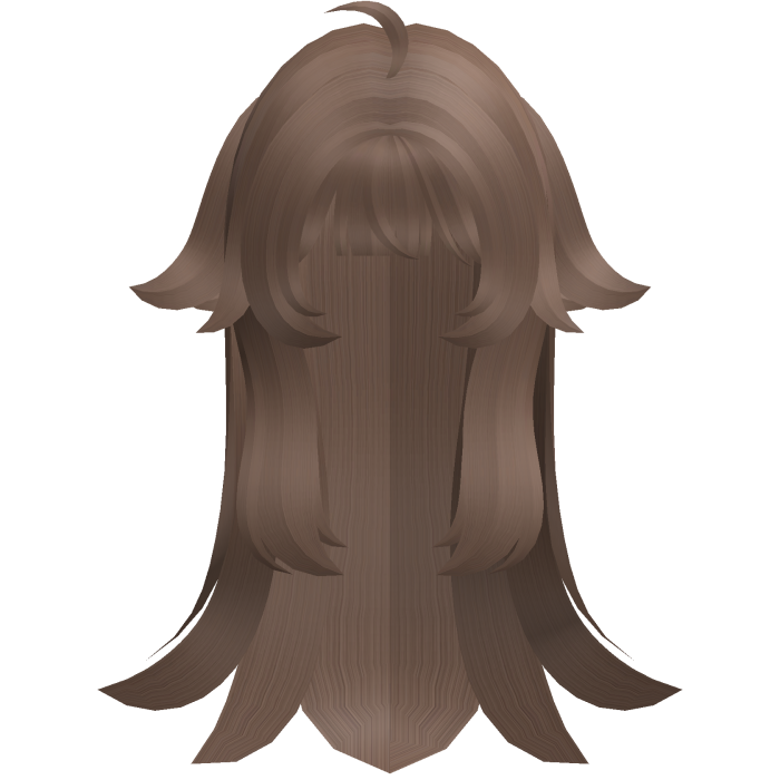 milktea messy vkei long wispy hair w tufts