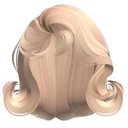 bouncy blowout bob hairstyle in blonde Roblox item