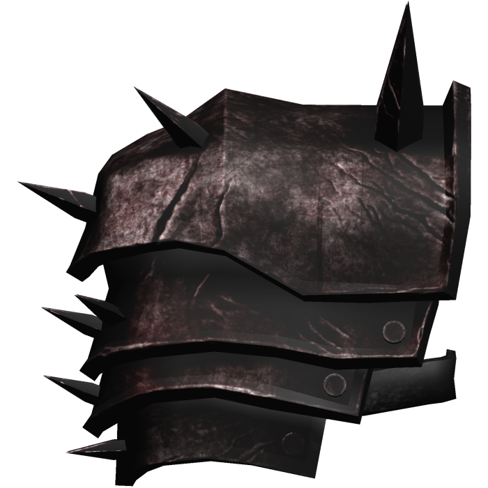 Bloody Medieval Knight Pauldron (Right)