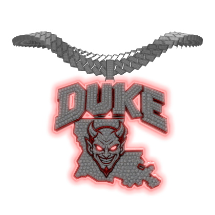 "Duke" Custom 1of1 Iced Out Emissive Glow Chain Roblox item