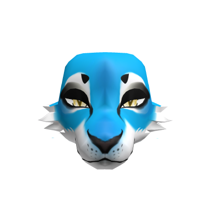 Blue Furry Head [Animated Eyes]