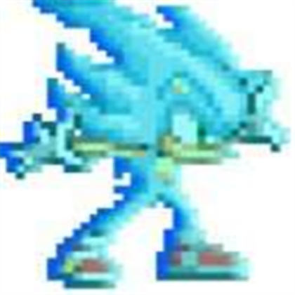 hyper sonic sprite Roblox decal