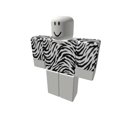 White tiger print