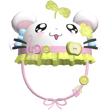 🐹🍀 cute kawaii bijou hamster clover hat 