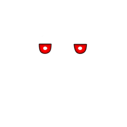 Red half closed eyes! Roblox decal