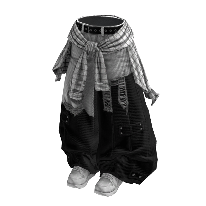 Patchwork Grunge Semi-RippedDenimTears(WhiteBlack)