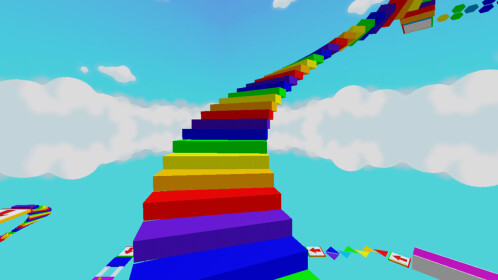Mega Easy Rainbow Obby 🌈