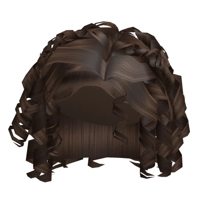 Roblox hair preview for Curly Side Bob in Brown