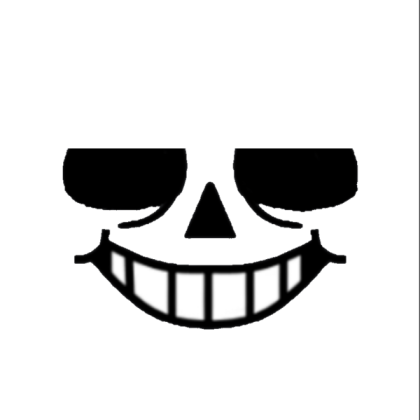 Sans face (no eyes) Roblox decal
