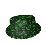 Cute Spooky Green Bucket Hat