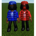 BLUE AND RED GANGY