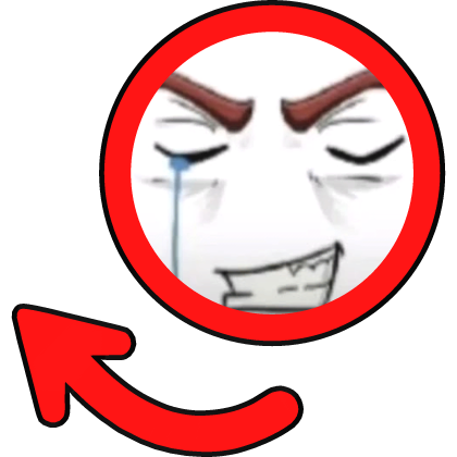 Crying Face Meme Circle
