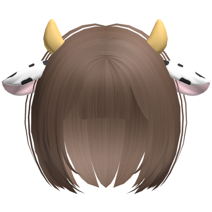 milktea kawaii cow girl anime bob
