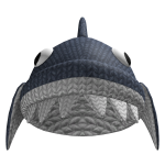 Light Blue Shark Beanie