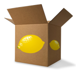 lemon cardboard