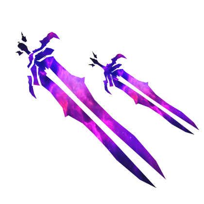 Galaxy Double Cartoony Sword Roblox item