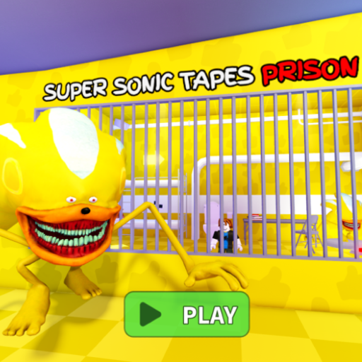 ⭐SUPER SONIC TAPES' PRISON RUN! (Obby) official Roblox game thumbnail