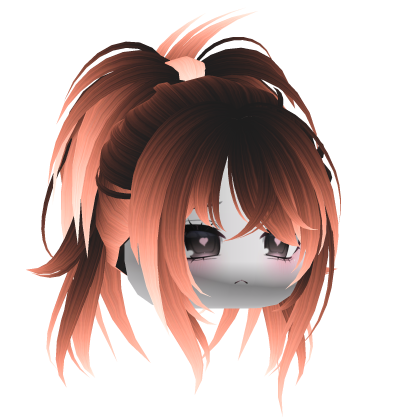 Cute Y2K Igari Short Pony w/ Face (Embers) Roblox item