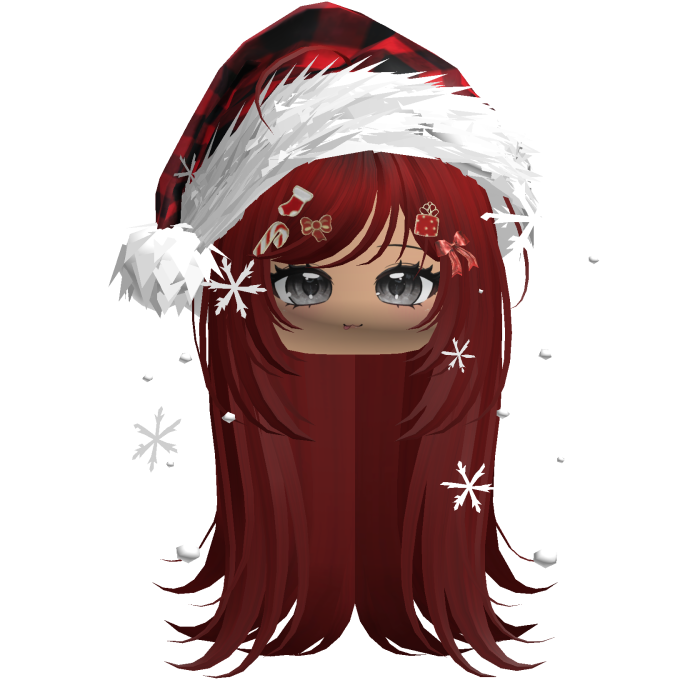Emo Vamp Christmas Hair (Red)