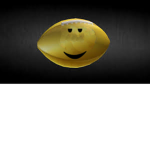 NFL Wilson Golden Football Head Fanclub