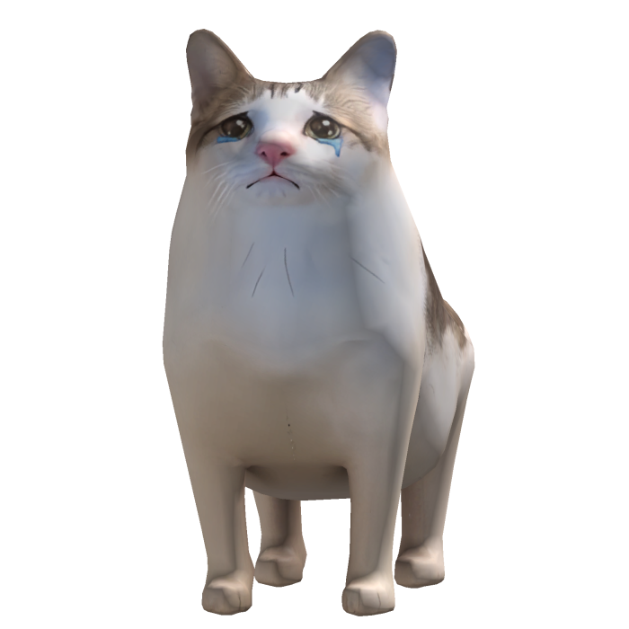 Sobbing Bao Cat Meme Pal