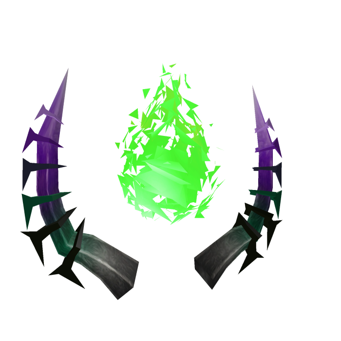 🔥 [LIMITED] Poisoned Green Flaming Horns