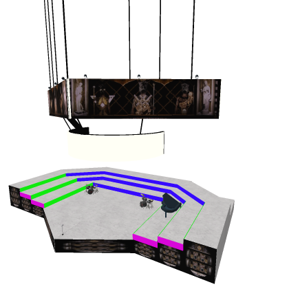 Rihanna Diamonds World Tour Stage (For Arena Only)