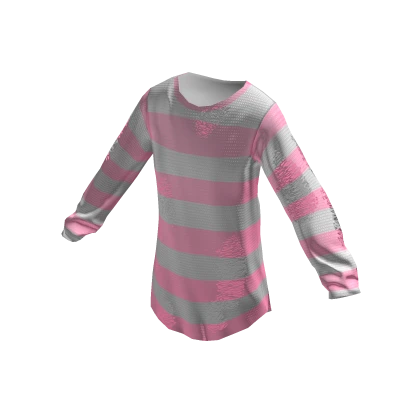 Ripped Sweater Pink White Roblox Item Rolimon s