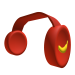 Red Banana Headphones