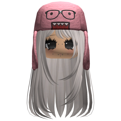Domo Long Girl Hair Silver V6
