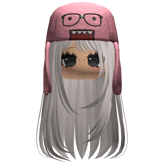 Domo Long Girl Hair Silver V6
