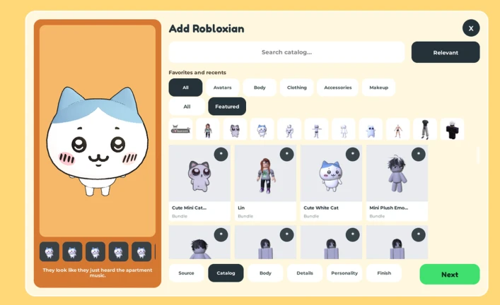 ✨CHARACTER CREATOR UPDATE