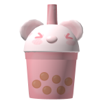 pink boba