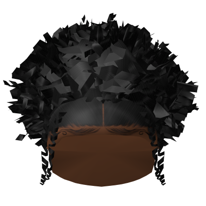 Curly messy updo Roblox item