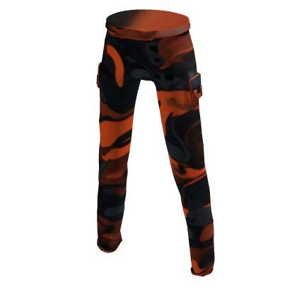 Orange Camo Pants