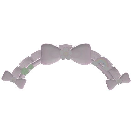 ☘︎  °｡﹒dainty pastel clover headband