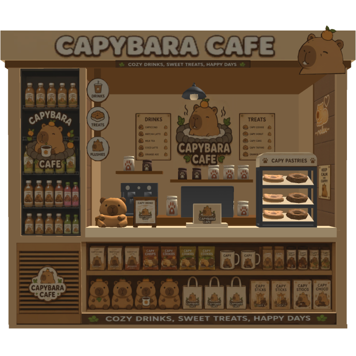 Capybara Cafe Stand