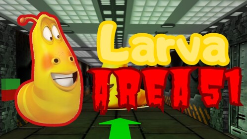 🚪Survive YELLOW LARVA in Area 51 🔦