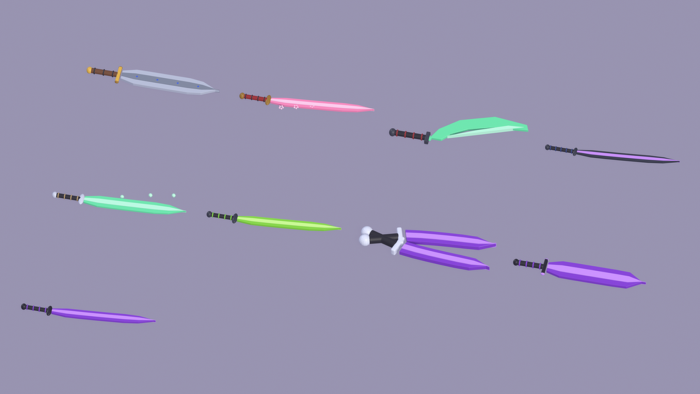 Anime Sword Pack x25 Katana Glow Blades preview 10