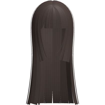 extra long hime moe japanese anime girl (brown)