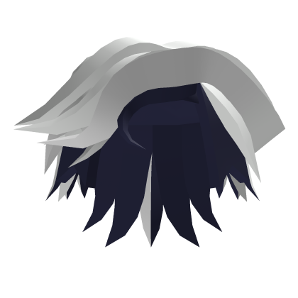 FPE White-Navy Two Toned Flowy Side Part ∇ 