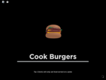cook burgers fan club two