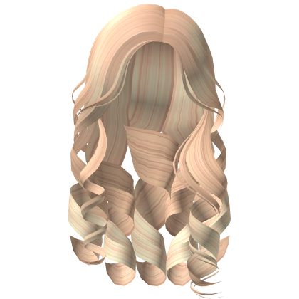 ♡ Blonde Long Curly Beach Princess Roblox item