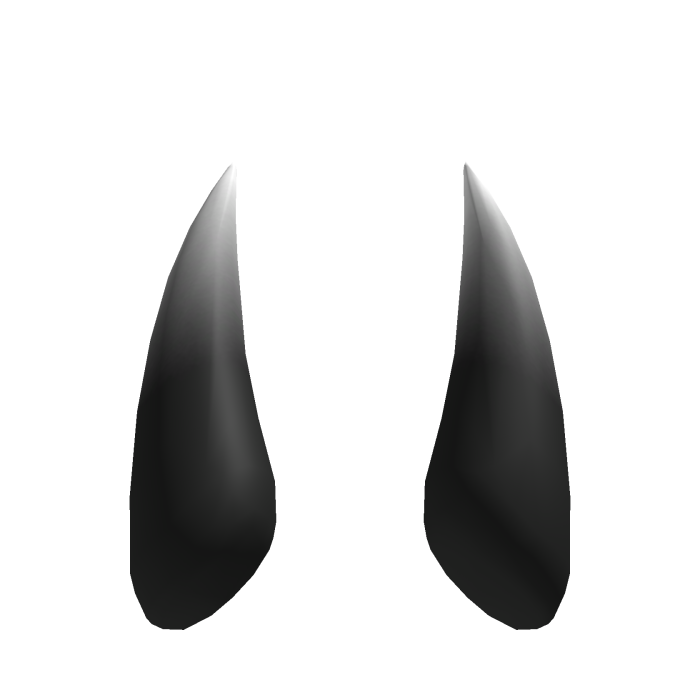 Long Spike Horns - Gradient White