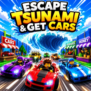 Escape tsunami and get cars