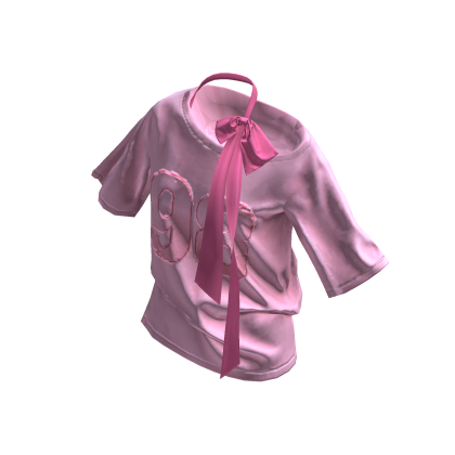 💗Y2K LOOSE FIT ASYMMETRICAL TOP_PINK