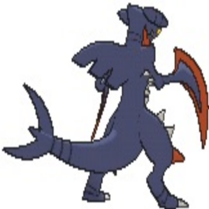 Mega garchomp pixel Roblox decal