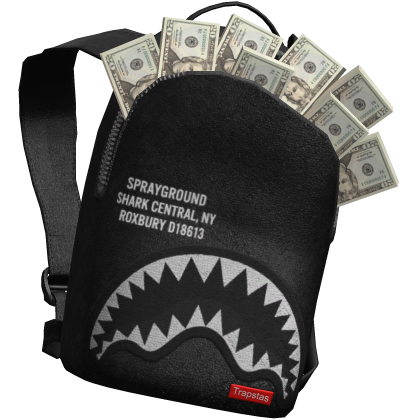 [4.0] Black Sprayground Money Backpack